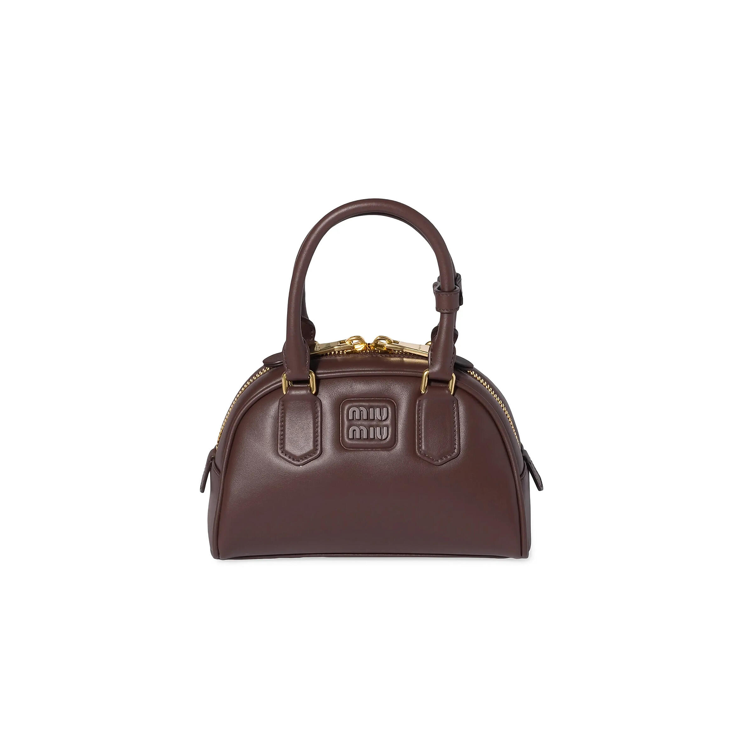 MIU MIU ARCADIE LEATHER BAG 5BB191 (22*13*10.5cm)